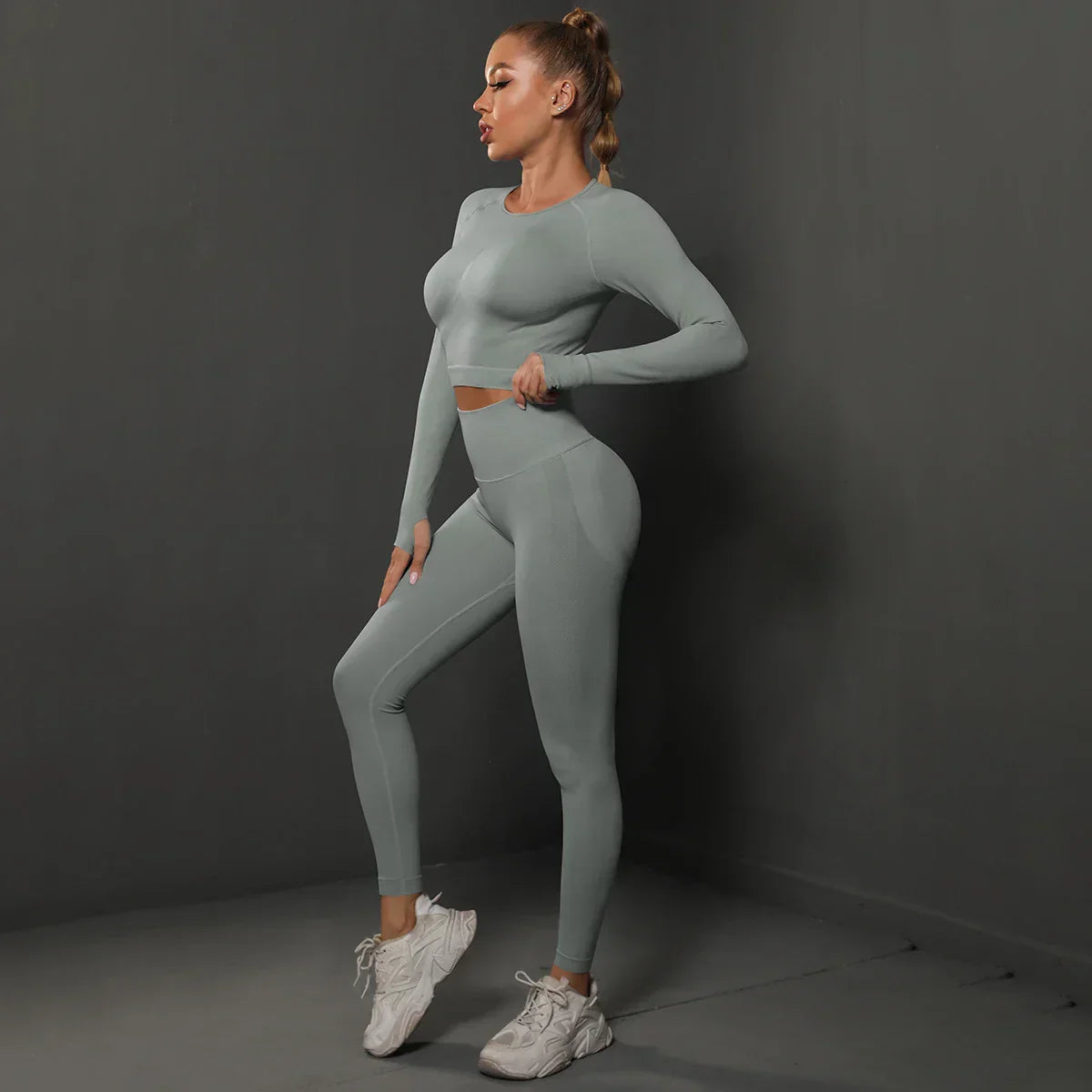 Damen Jogginganzug Zweiteilig Sportlich
