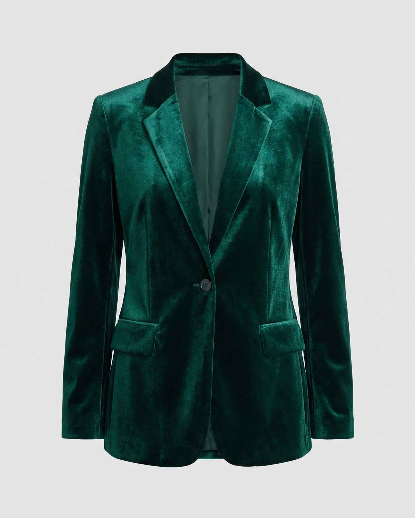 Damen Samtblazer Elegante Jacke