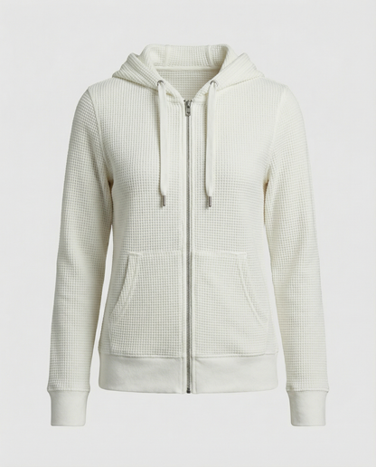 Damen Freizeitjacke Kariert Baumwolle Blau