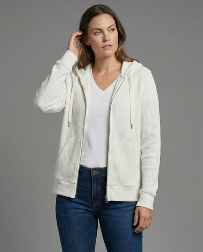 Damen Freizeitjacke Kariert Baumwolle Blau