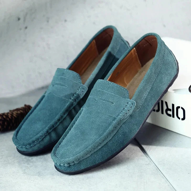 Herren Slip-On Loafers aus Leder Braun