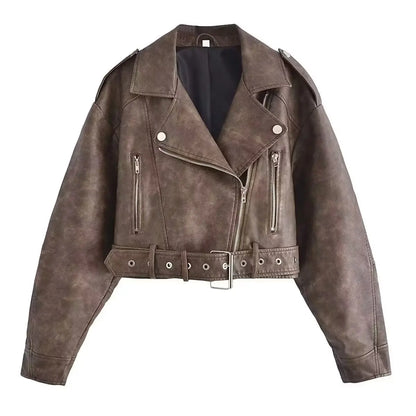 Eveloria Damen Winterjacke Gürtel
