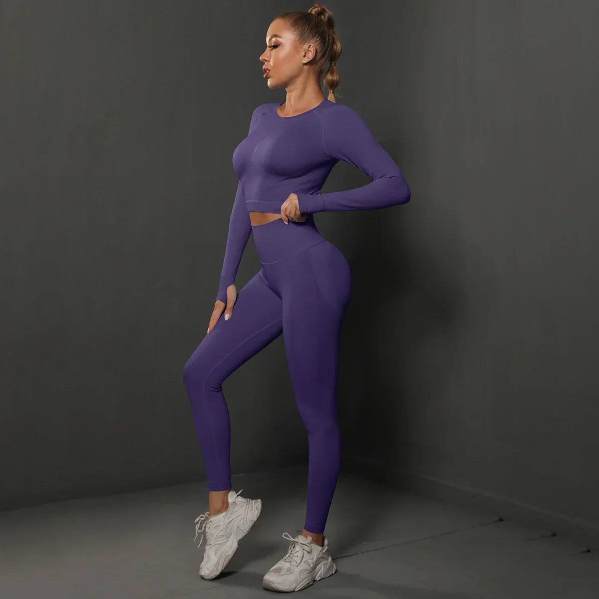 Damen Jogginganzug Zweiteilig Sportlich