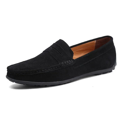 Herren Slip-On Loafers aus Leder Braun