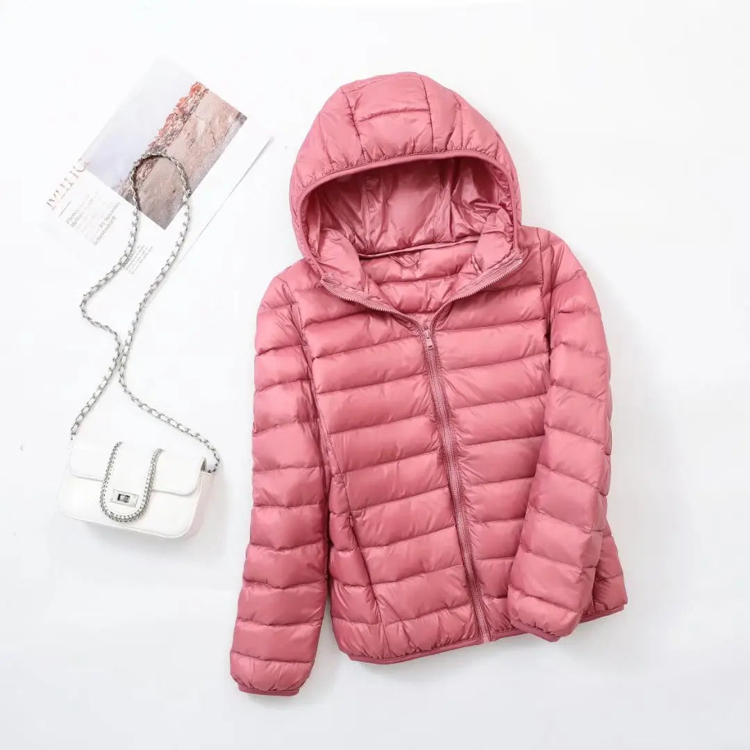 Damen Leichte Daunenjacke Herbst Winter