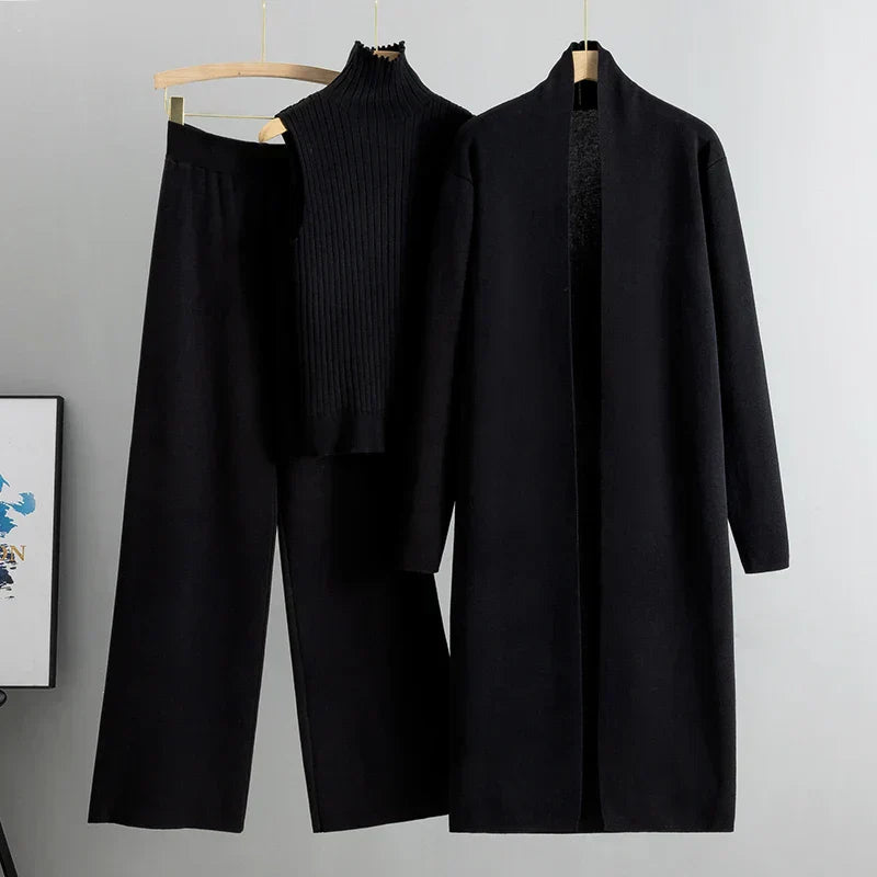 Eveloria Damen Klassisches 3-Teiliges Outfit