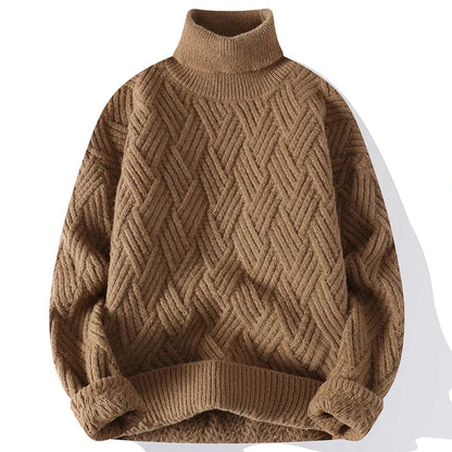 Herrenpullover Strukturdessin Elegantes Design