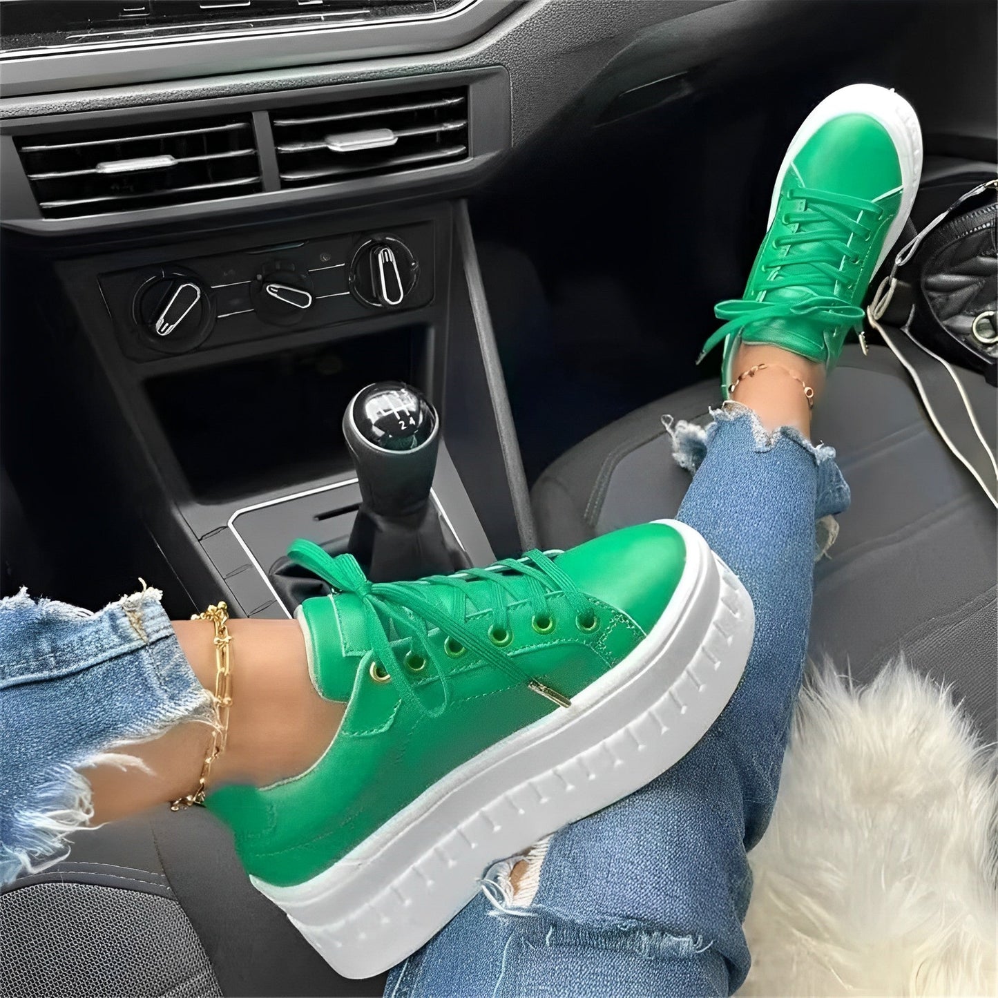 Eveloria Damen Dicke Turnschuhe Bequem