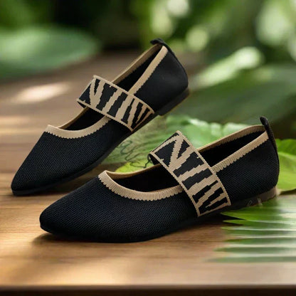 Eveloria Damen Sommerschuhe Elegantes Leder Beige