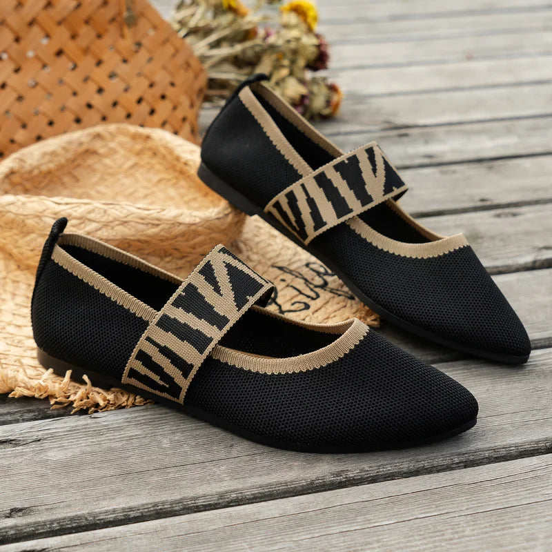 Eveloria Damen Sommerschuhe Elegantes Leder Beige