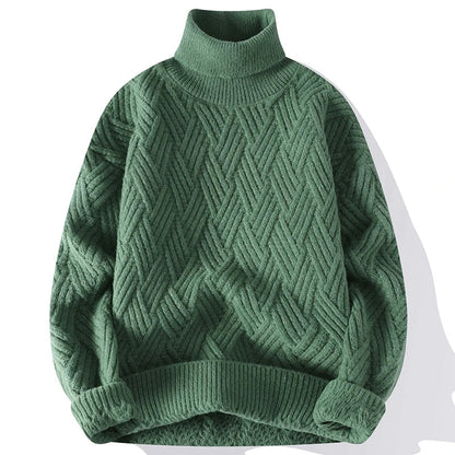 Herrenpullover Strukturdessin Elegantes Design
