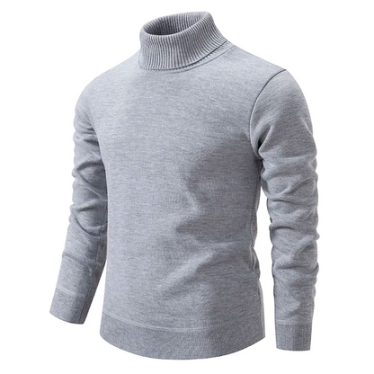 Eveloria Herren Rollkragenpullover Baumwolle