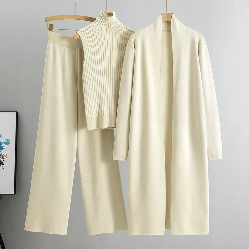 Eveloria Damen Klassisches 3-Teiliges Outfit