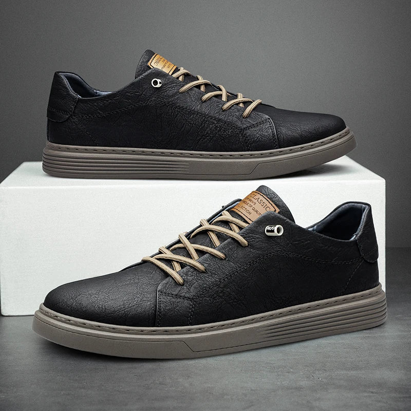 Eveloria Damen Sneaker Büro Alltag Schwarz - Eveloria