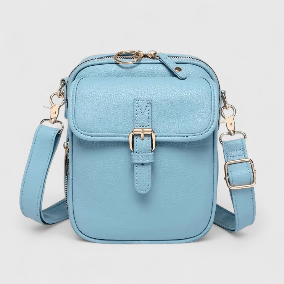Damen Schultertasche Alltag Leder Braun