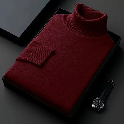 Alwin Herren Rollkragenpullover Warm
