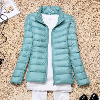 Eveloria Damen Daunenjacke Ultraleicht Mit Kapuze
