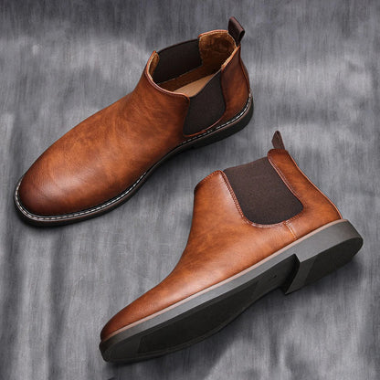 Herren Chelsea Stiefel Bequem Winter