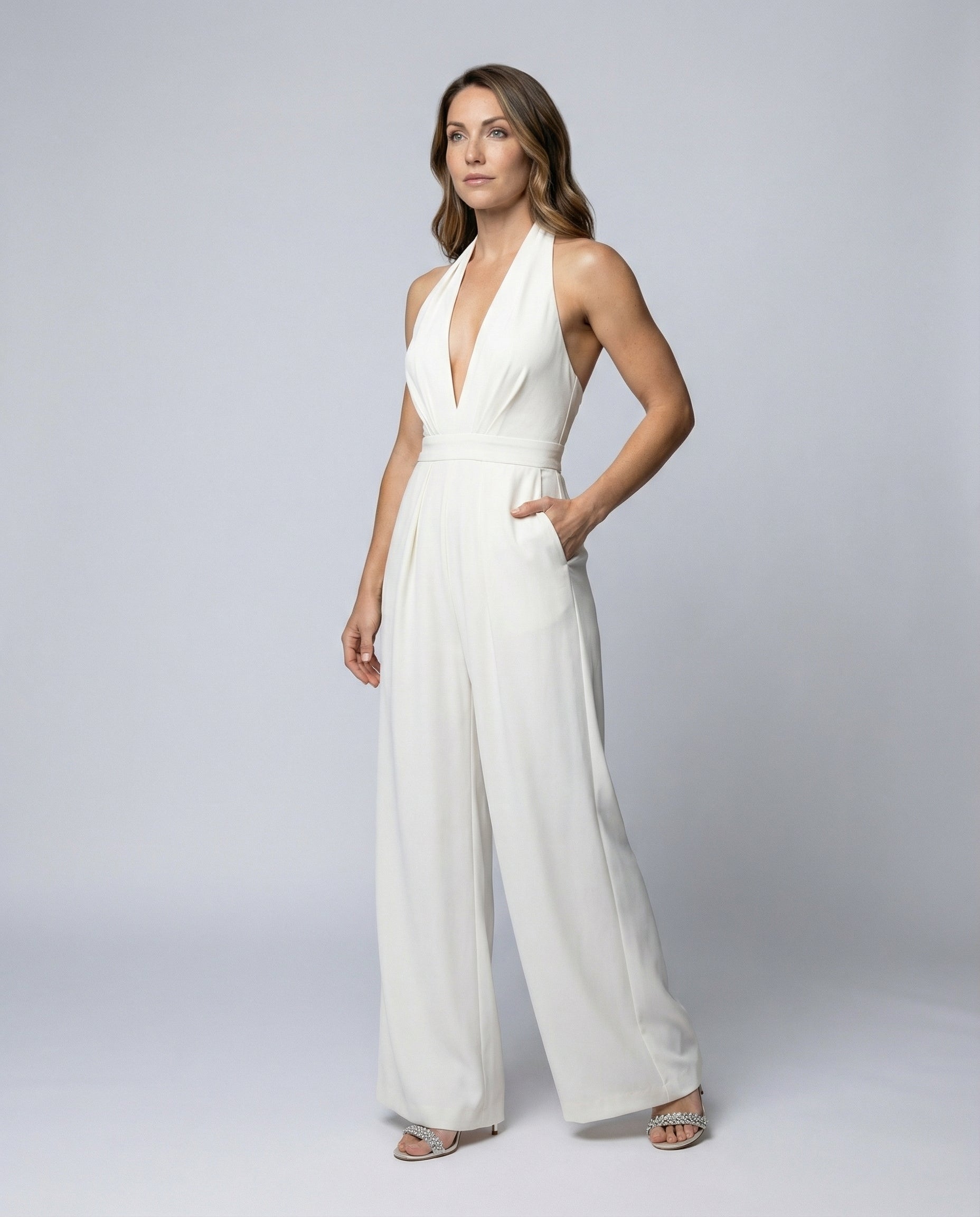 Damen Lang-Jumpsuit Elegant - Eveloria