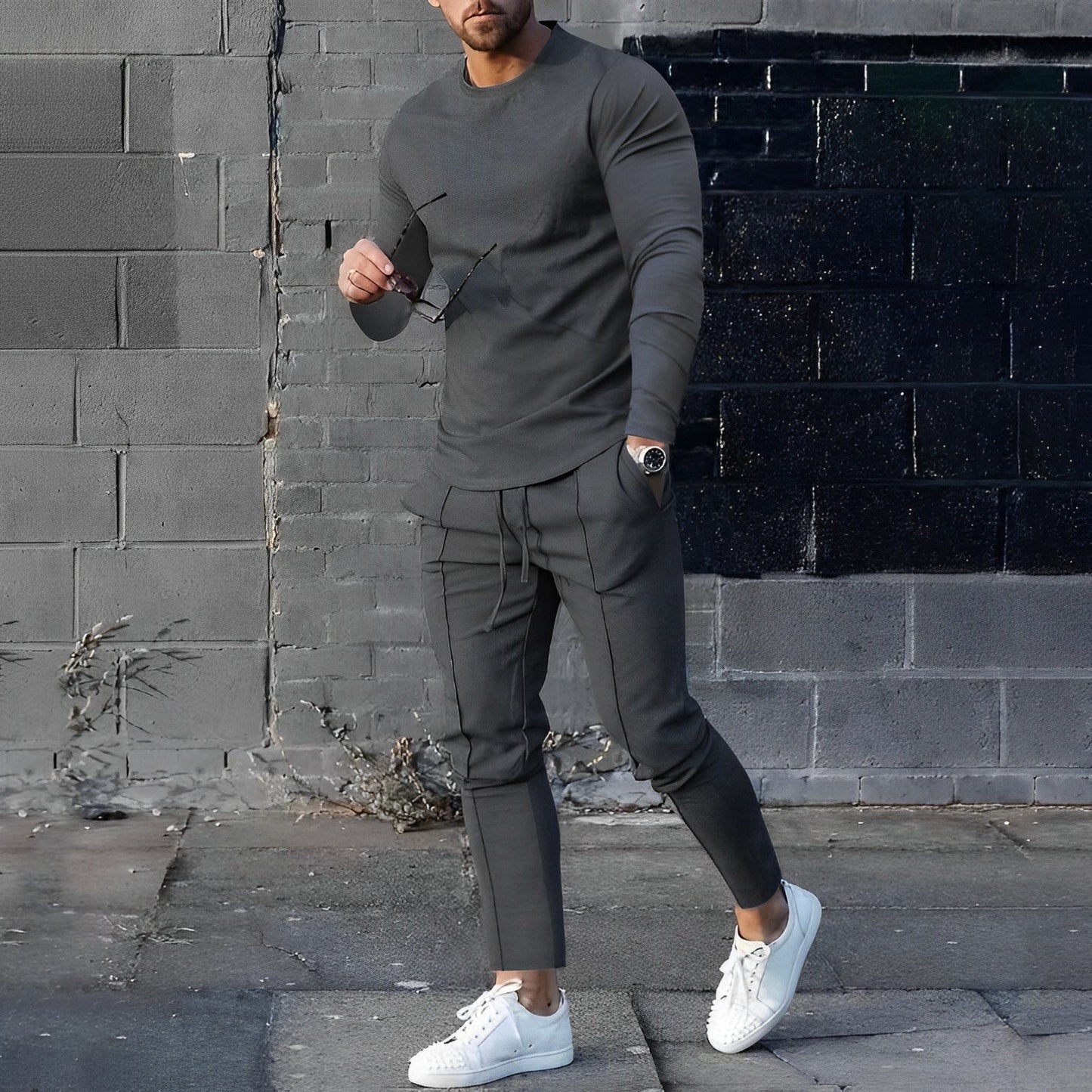 Herren Joggerhose Sportlich Elegantes Design