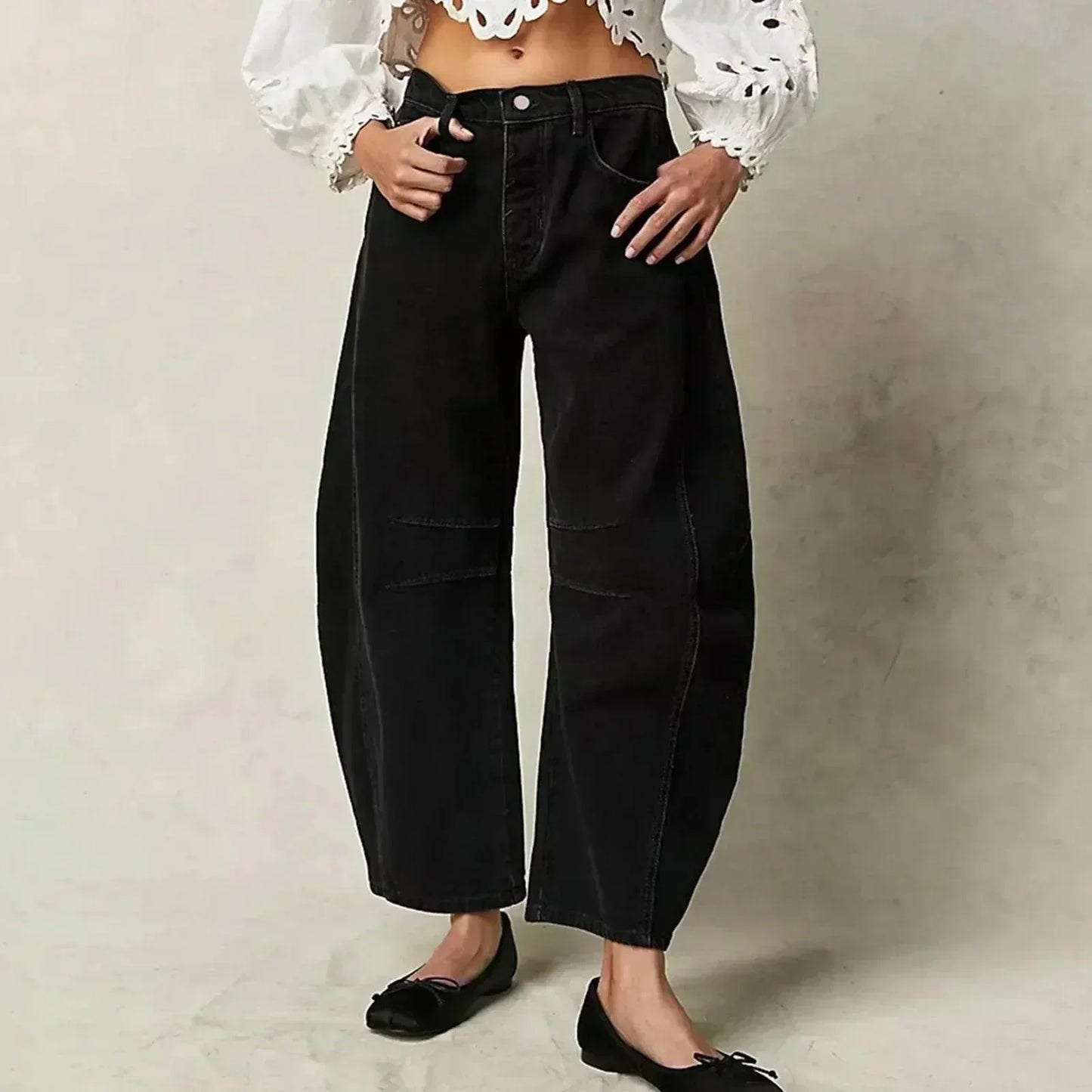 Hanna Damen High-Waist-Jeans Locker Passform