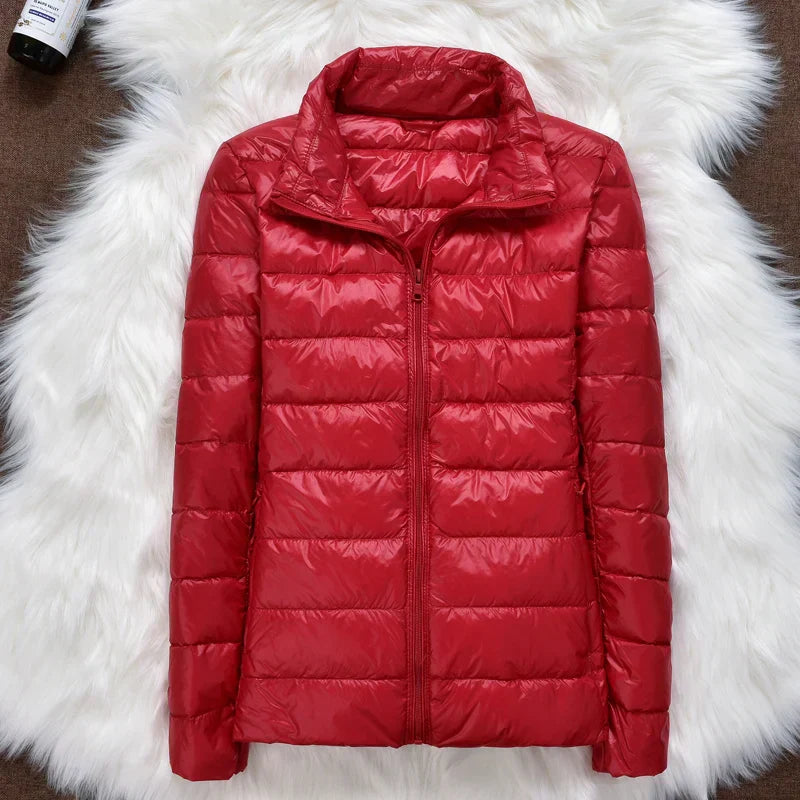 Eveloria Damen Daunenjacke Ultraleicht Mit Kapuze
