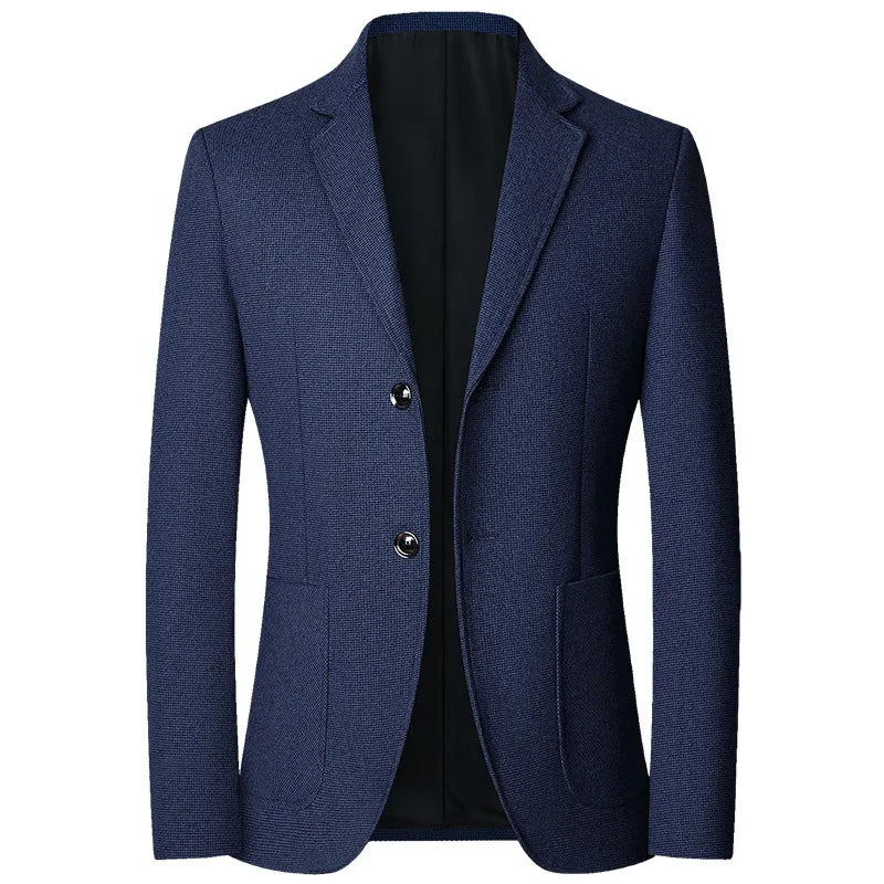 Herren Blazer Elegant Dunkelblau