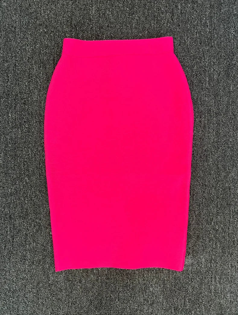 Damen Bleistiftrock Rayon Elegant
