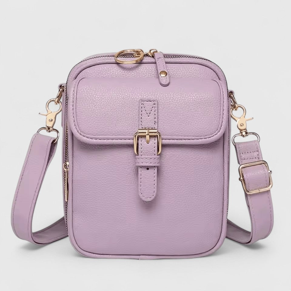 Damen Schultertasche Alltag Leder Braun