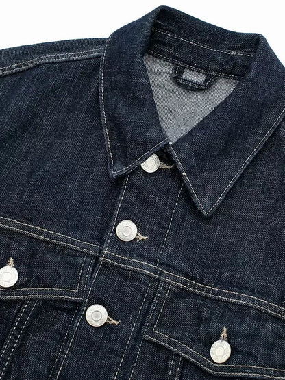 Eveloria Damen Denim-Jacke Blau