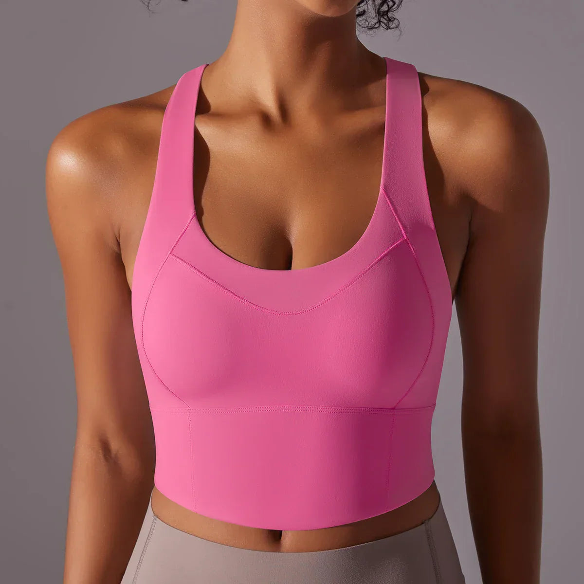 Eveloria Damen Yoga-Bh Atmungsaktives Material Eng Anliegend
