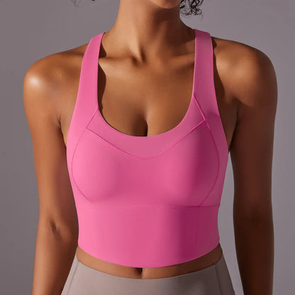 Eveloria Damen Yoga-Bh Atmungsaktives Material Eng Anliegend