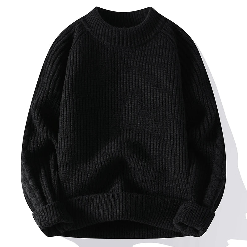 Herren Grobstrickpullover Klassisch