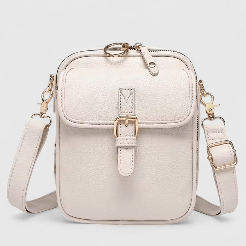 Damen Schultertasche Alltag Leder Braun