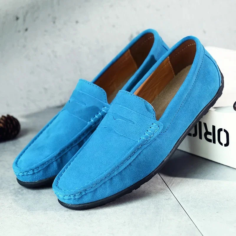 Herren Slip-On Loafers aus Leder Braun