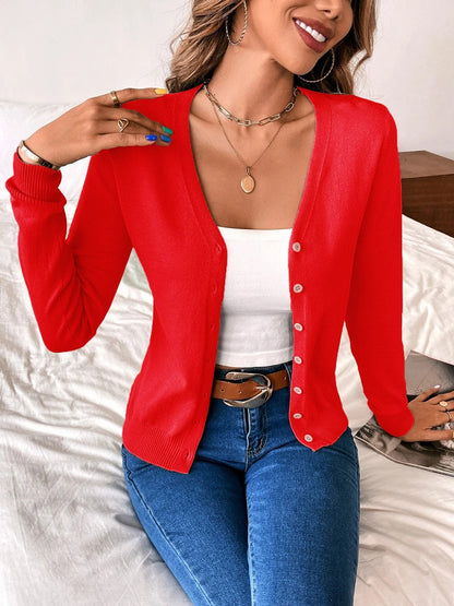 Damen Cardigan Leicht Stilvoll