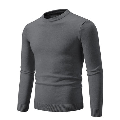 Eveloria Herren Sweatshirt Dünnes Freizeitshirt Grau