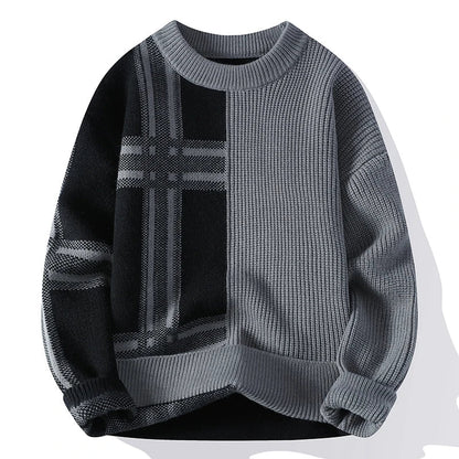 Georg Herren Langarmpullover Gerippt
