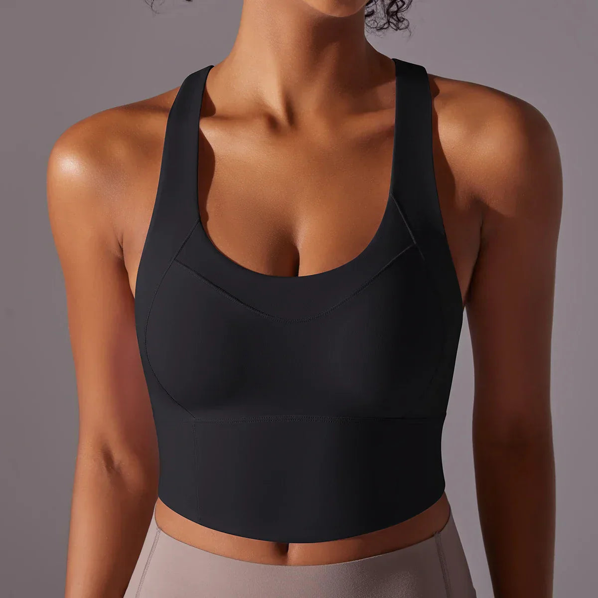 Eveloria Damen Yoga-Bh Atmungsaktives Material Eng Anliegend