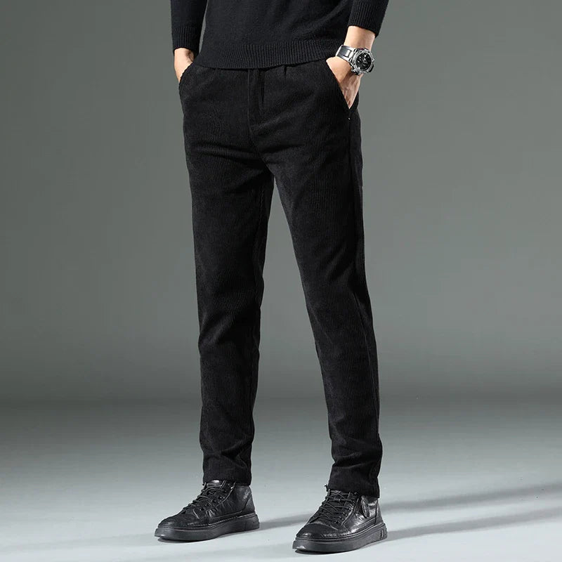 Luca Herren Chino Hose Schwarz - Norvielle