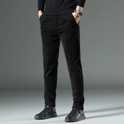 Luca Herren Chino Hose Schwarz - Norvielle