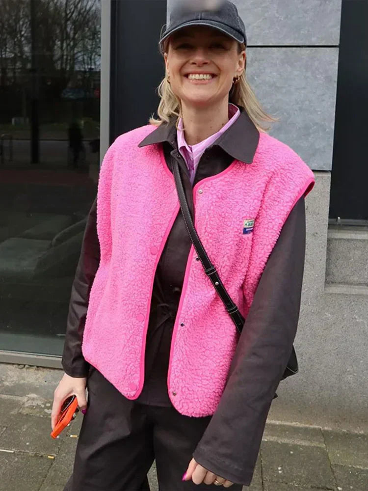 Damen Teddyjacke Kurz - Eveloria