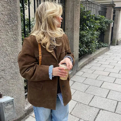 Eveloria Damen Blazer Übergangsjacke - Eveloria