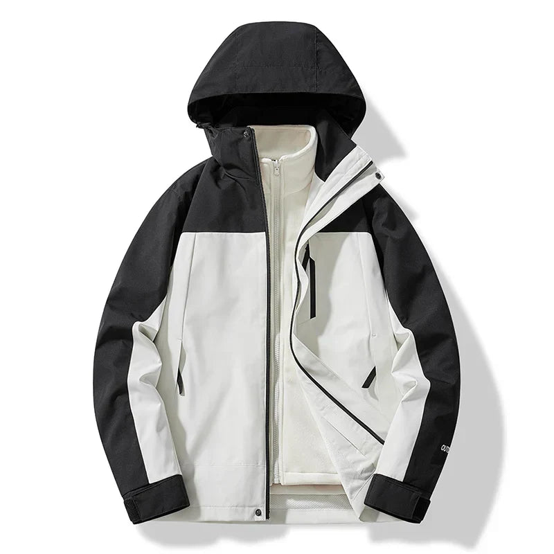 Herren Winterjacke Kapuze Warm Erich