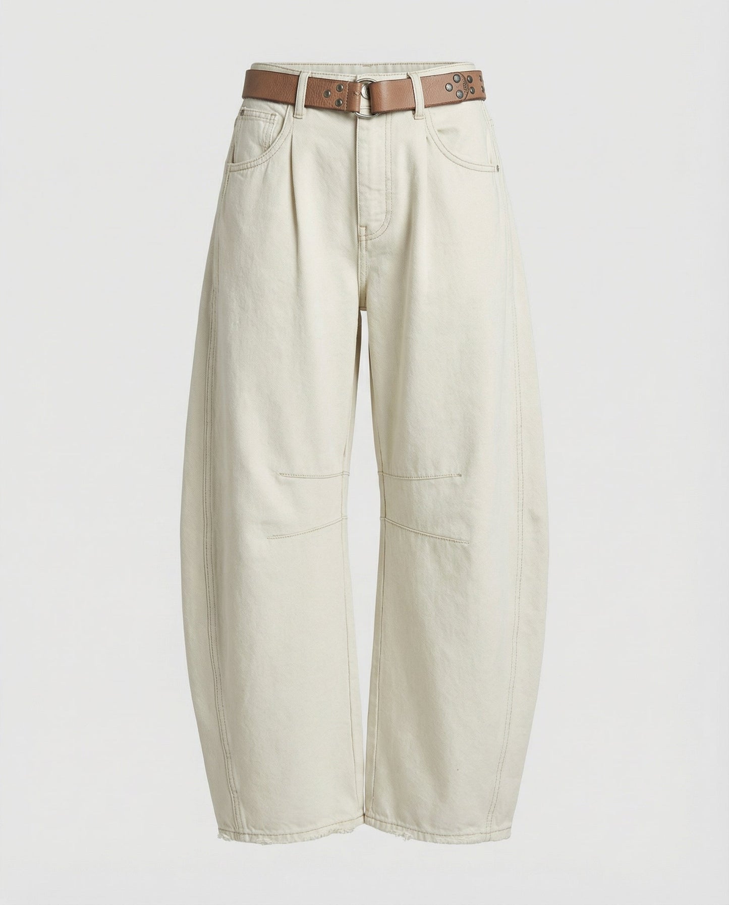 Eveloria Damen Wide Leg Jeans Bequem