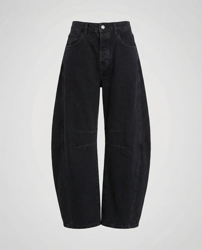 Eveloria Damen Wide Leg Jeans Bequem