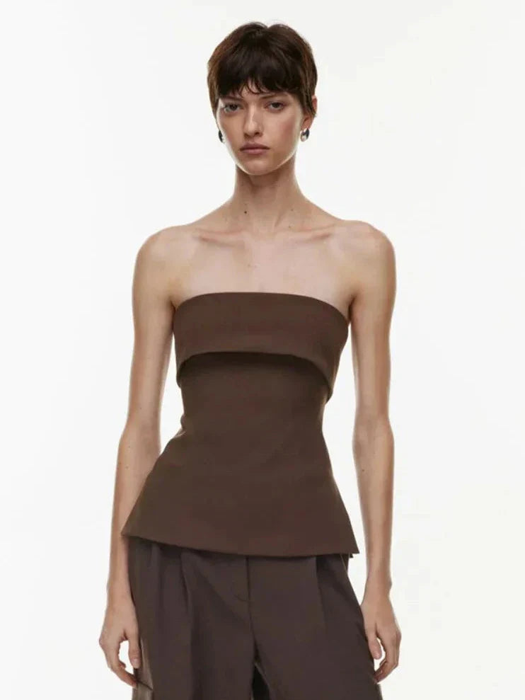 Damen Trägerloses Bandeau-