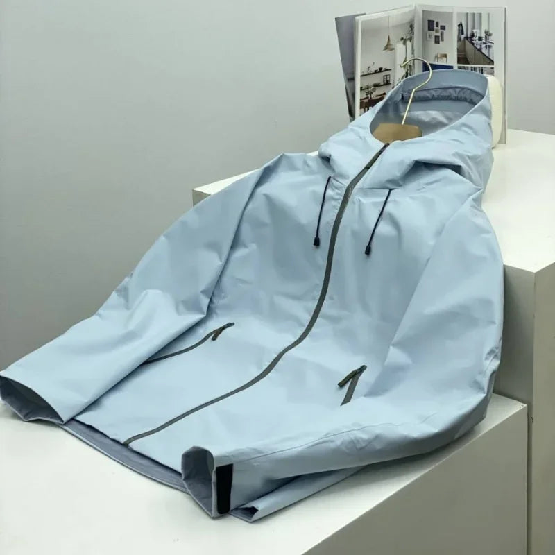 Herren Leichte Wasserdichte Outdoor Shell Jacke