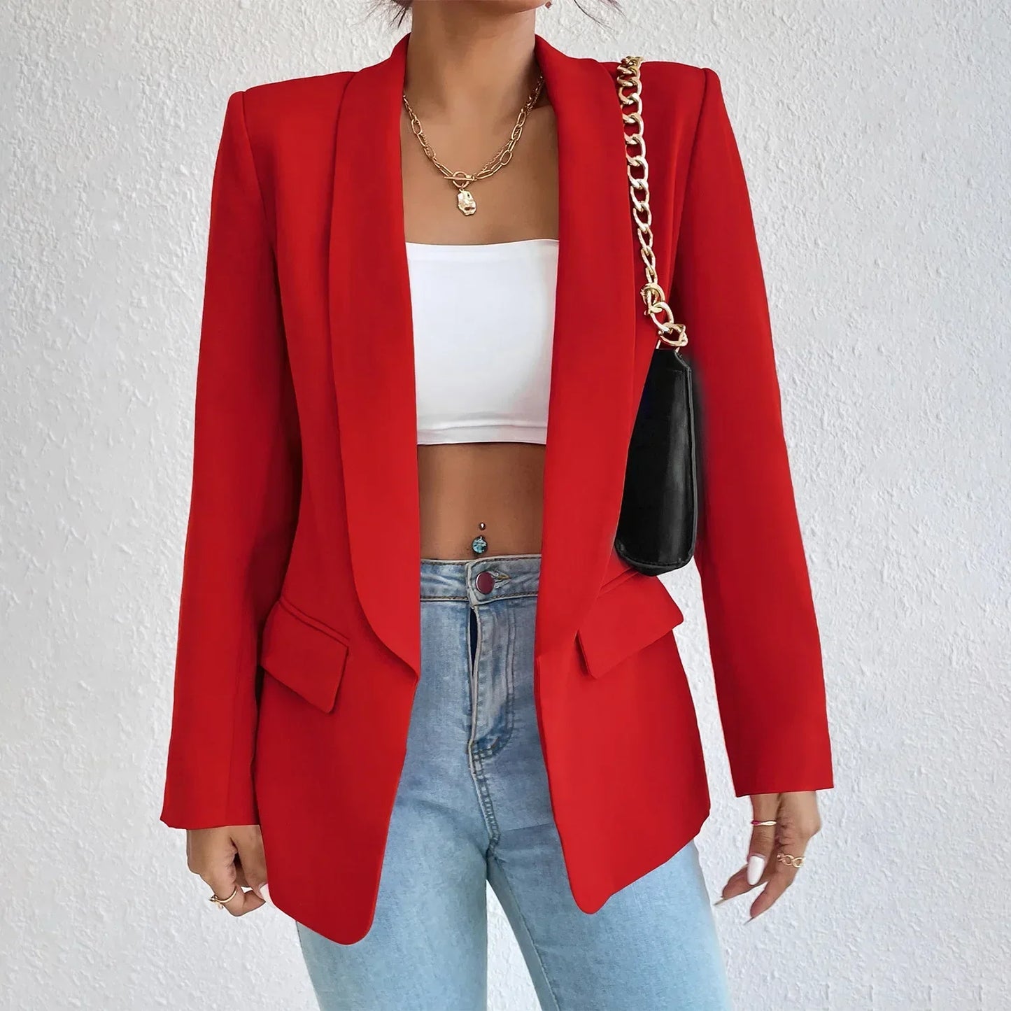 Eveloria Damen Blazer Modisch