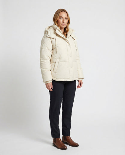 Damen Winterjacke Gepolstert Warm